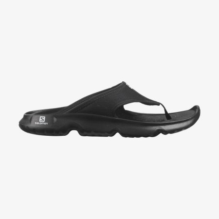 Salomon REELAX BREAK 5.0 Mens Flip Flops Black UK JXQI
